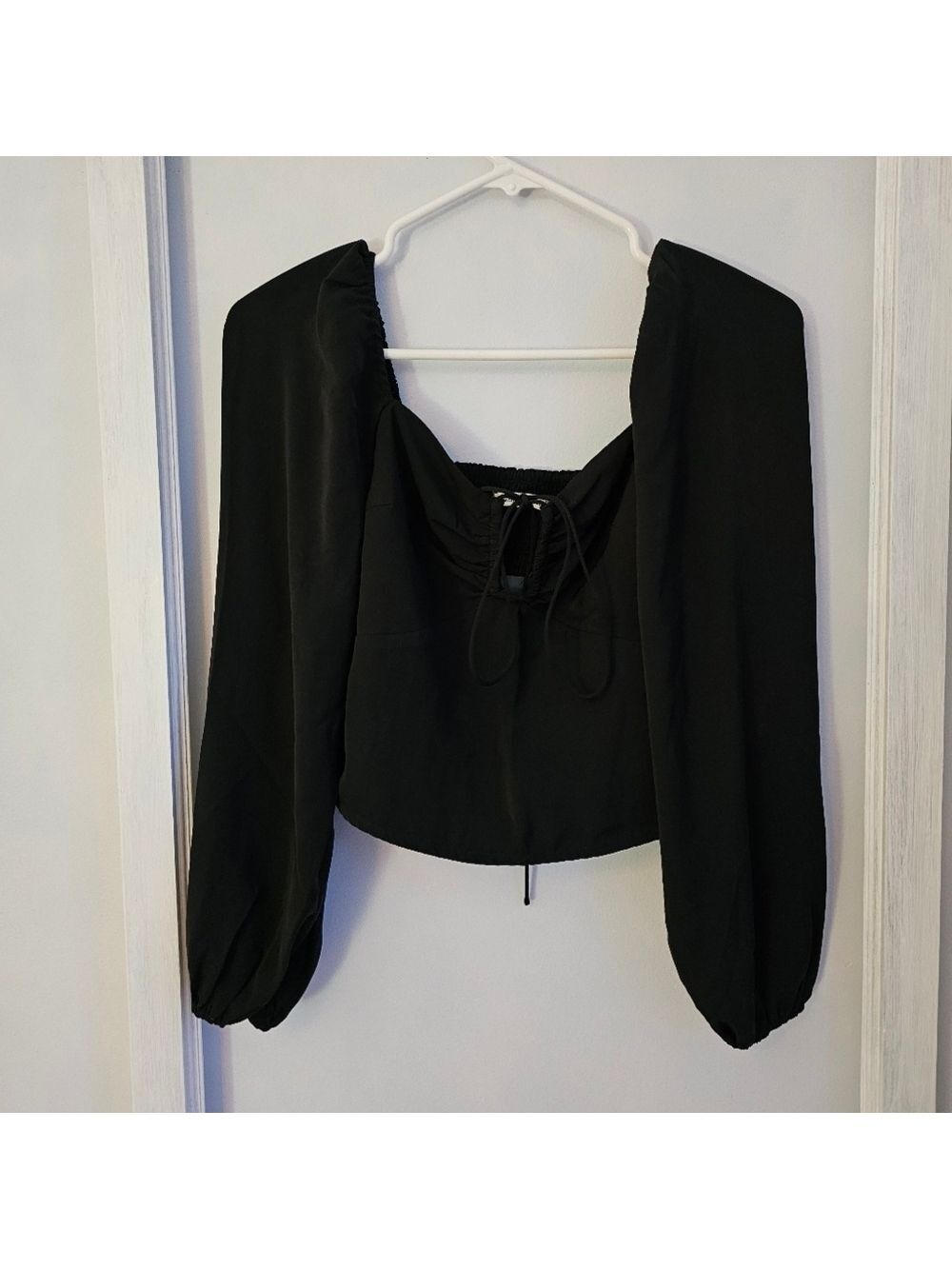 Abercrombie & Fitch Elegant Black Women's Top